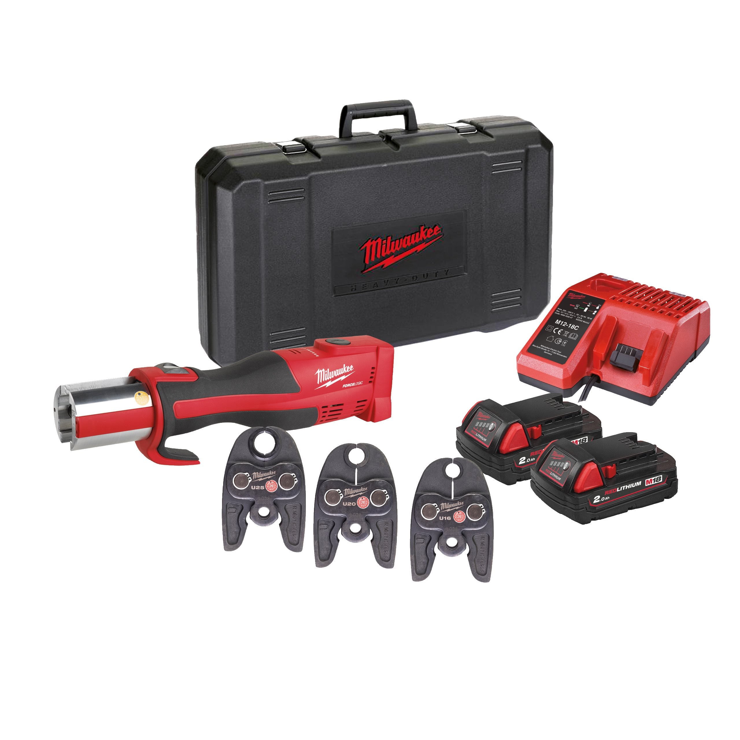 Milwaukee M18BLHPT-202CU-SET M18blhpt-202c U-Set Brushl.presstool In2