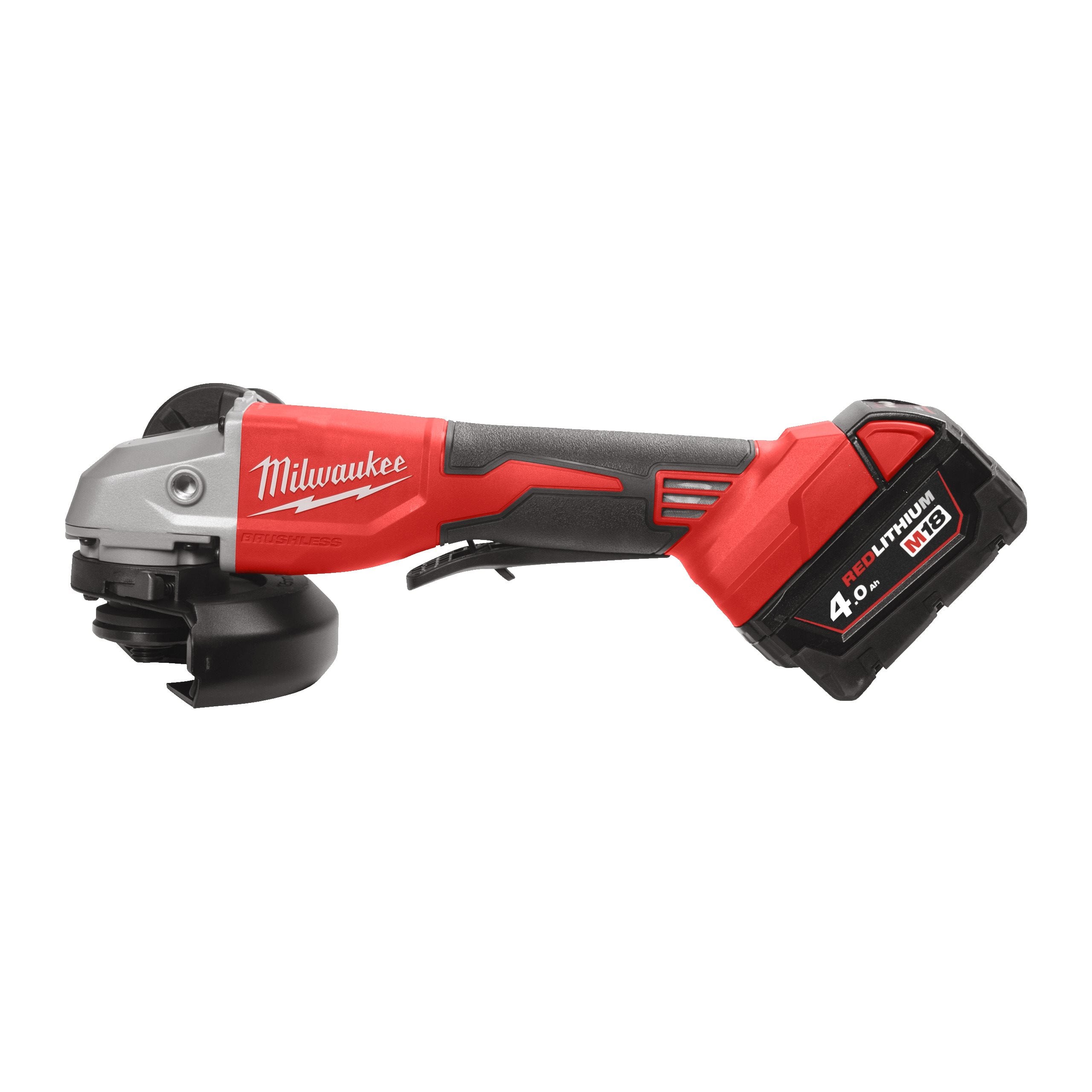 Milwaukee M18BLSAG125XPD-402X M18 Brushless Small Angle Grinder 125mm Bare - Paddle - photo 4