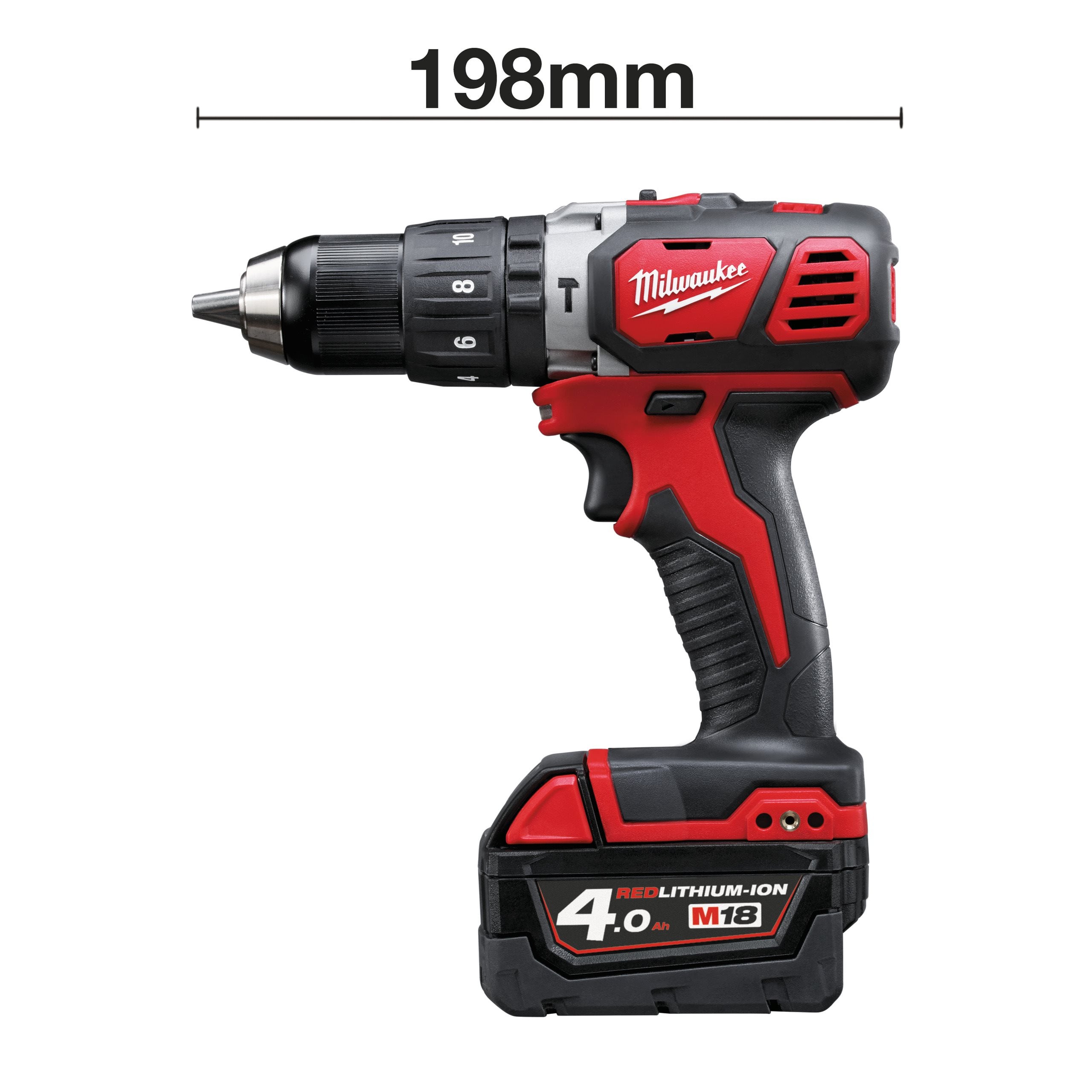 Milwaukee M18BPD-402C 230V Bty.percuss.drill In2 - photo 3