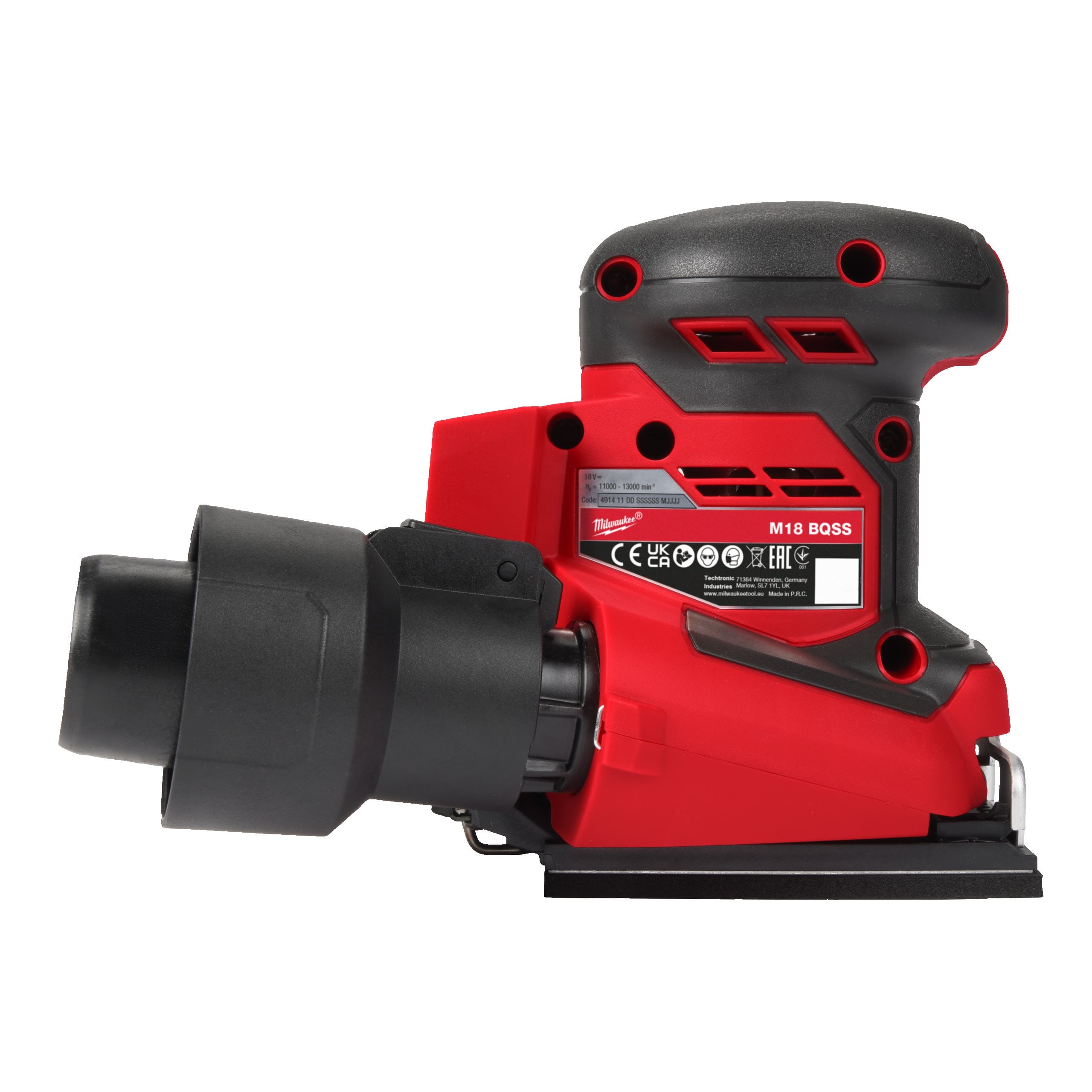 Milwaukee M18BQSS-0 M18 Quarter Sheet Sander - 0 Version - photo 2