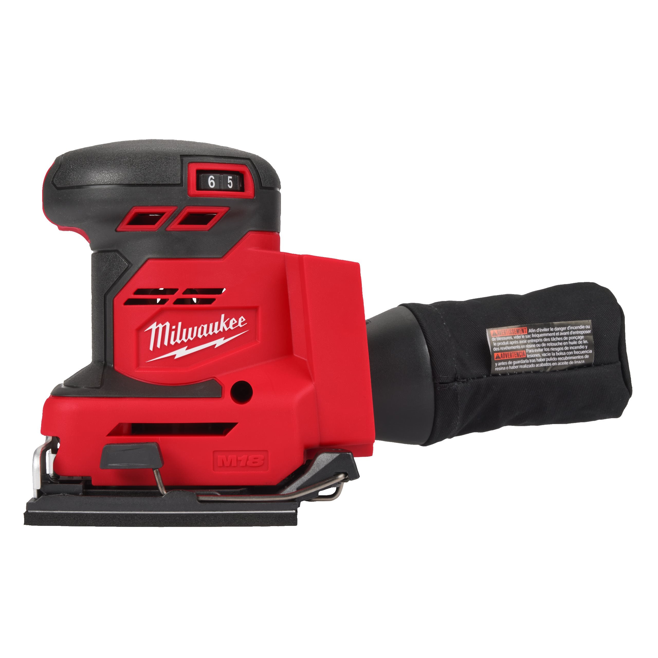 Milwaukee M18BQSS-0 M18 Quarter Sheet Sander - 0 Version - photo 3
