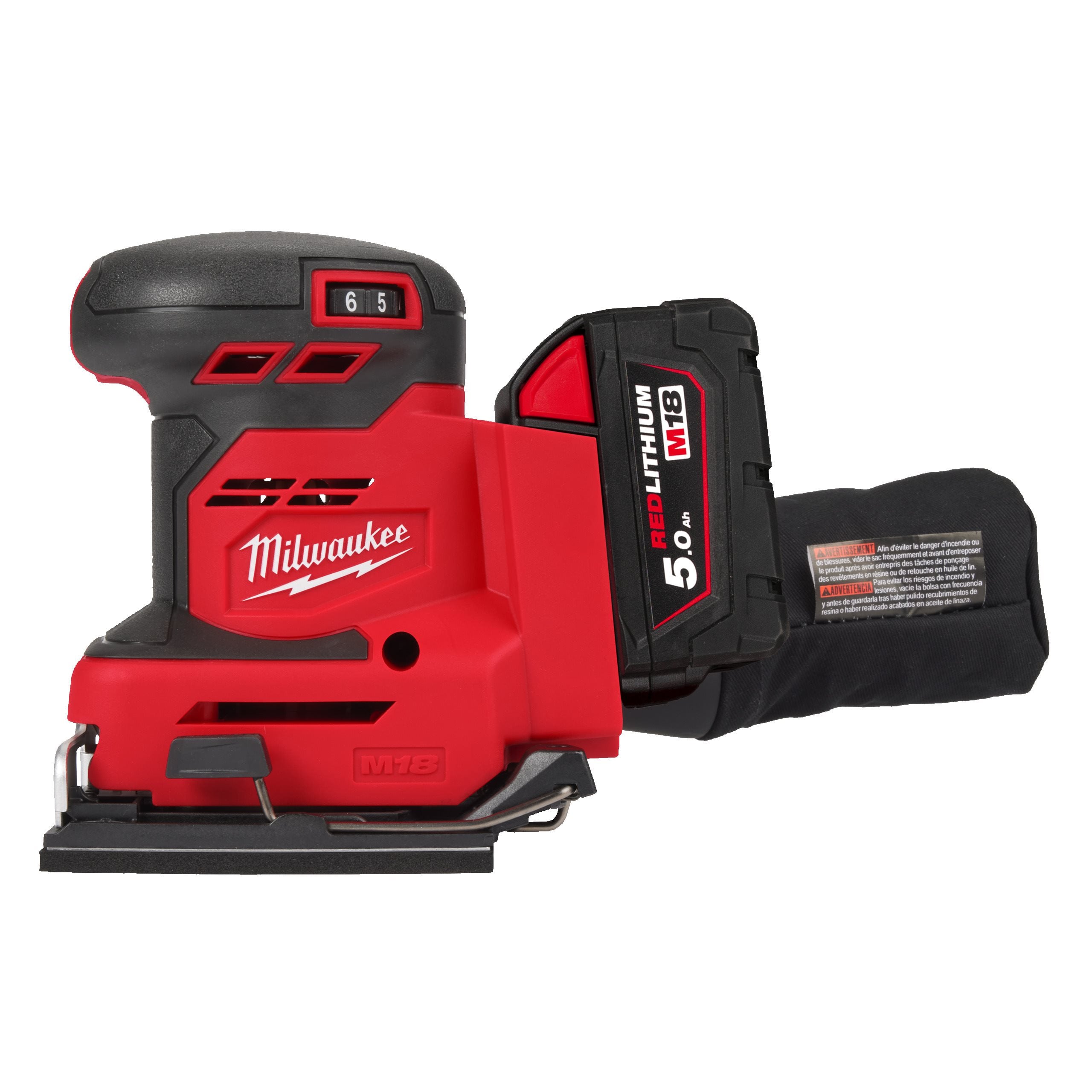 Milwaukee M18BQSS-502B M18 Quarter Sheet Sander - Bare Unit - photo 3