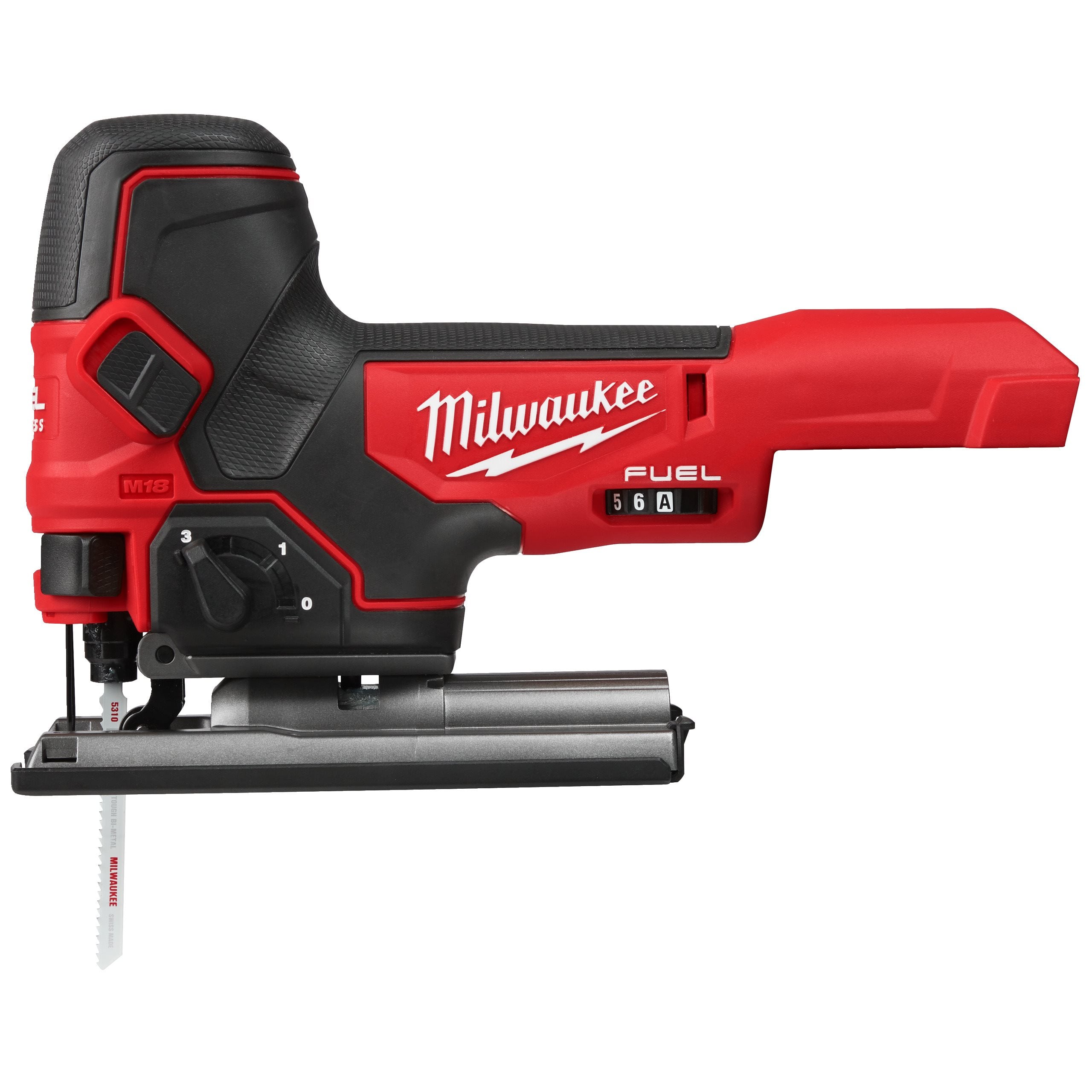 Milwaukee M18FBJS-0 M18 Fuel Body Grip Jigsaw, Bare Tool - Carton Box
