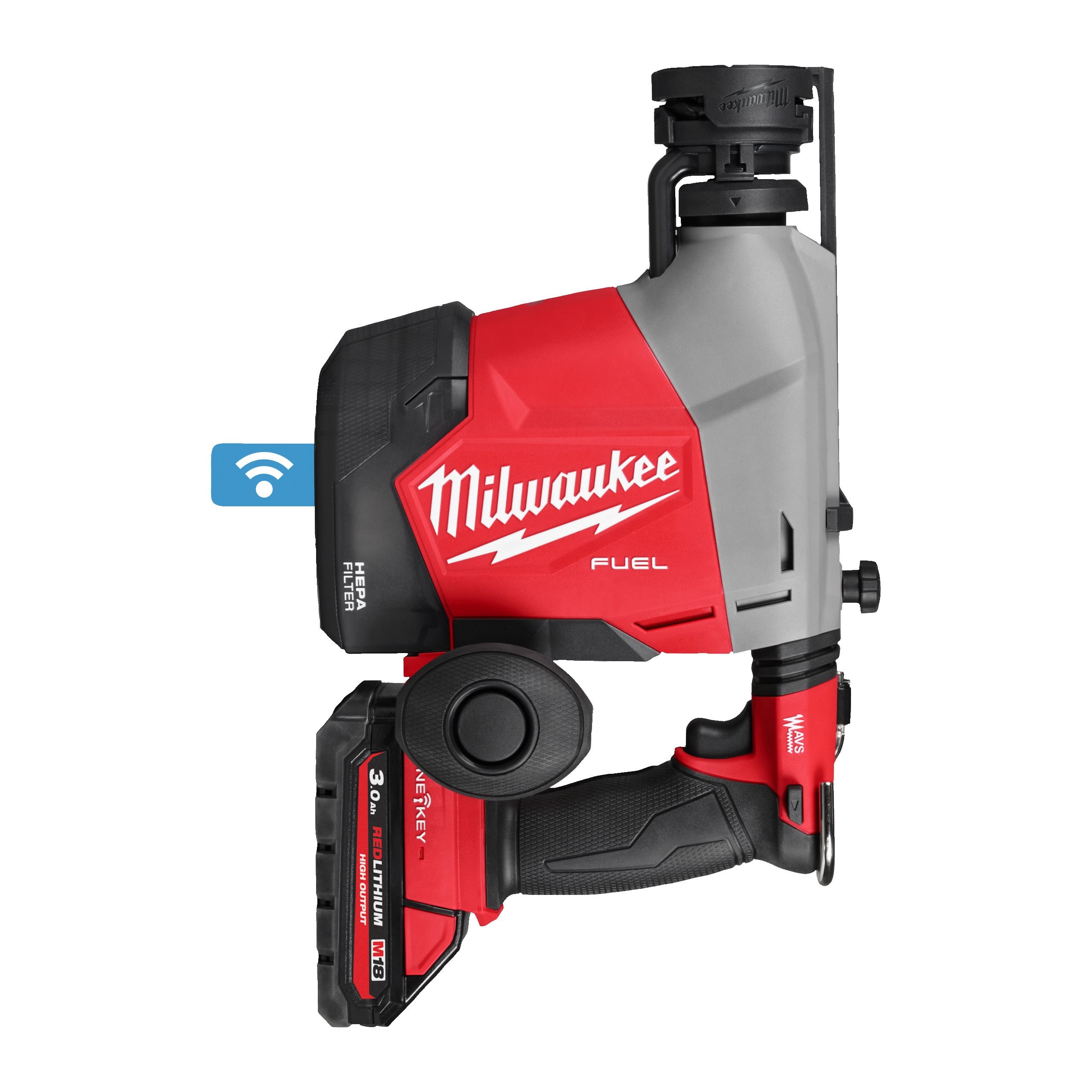 Milwaukee M18FHAFOH16-302X M18™ Fuel™overhead 16mm Sds-Plus Hammer 2.3j, W/ Integrated Dust Extraction System - 2x3ah + Charger [eu] - photo 3