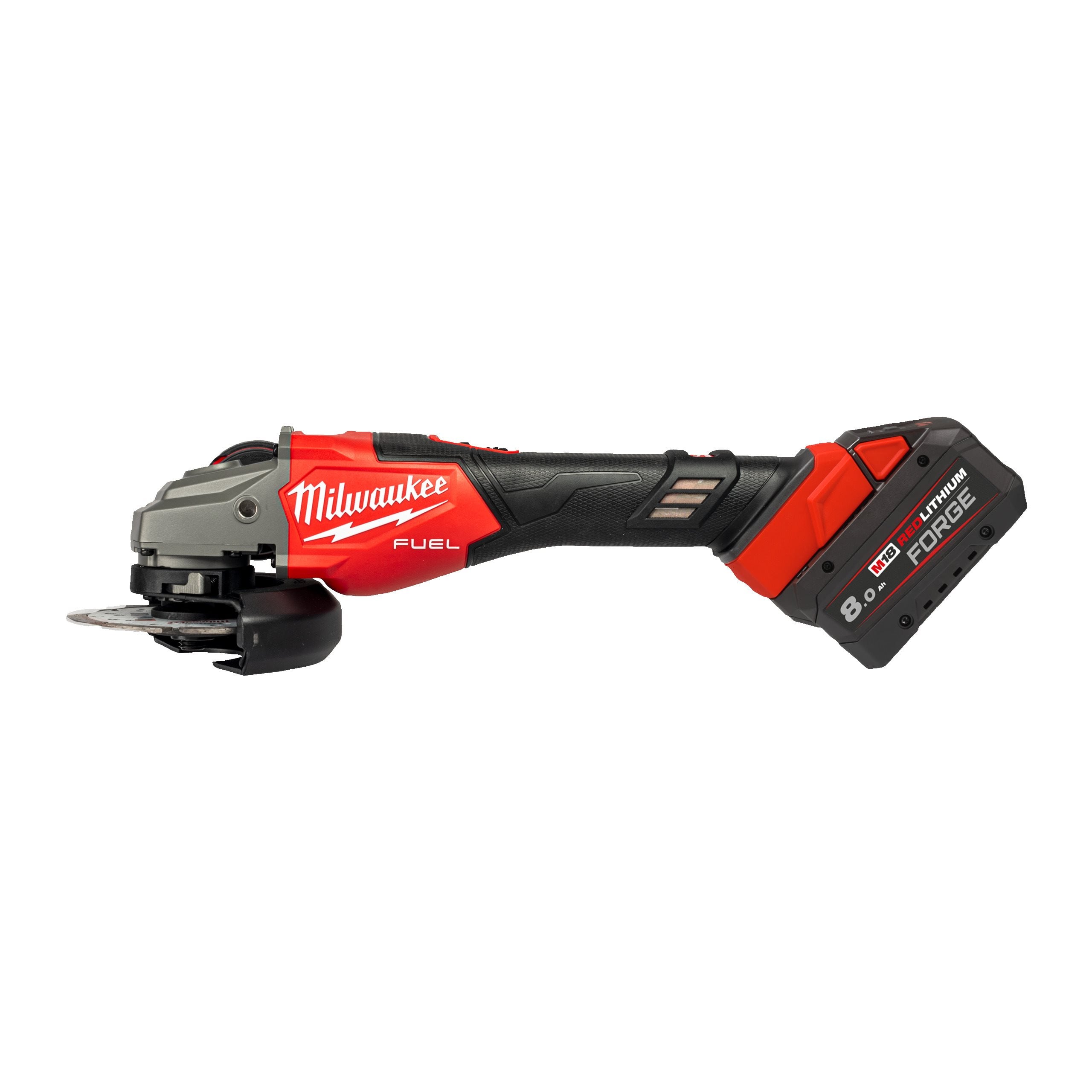 Milwaukee M18FHSAG125XB2-802X M18 High Performance 125mm Braking Grinder With Slide Switch Gen 2 - Kitted With Forge Batteries - photo 2