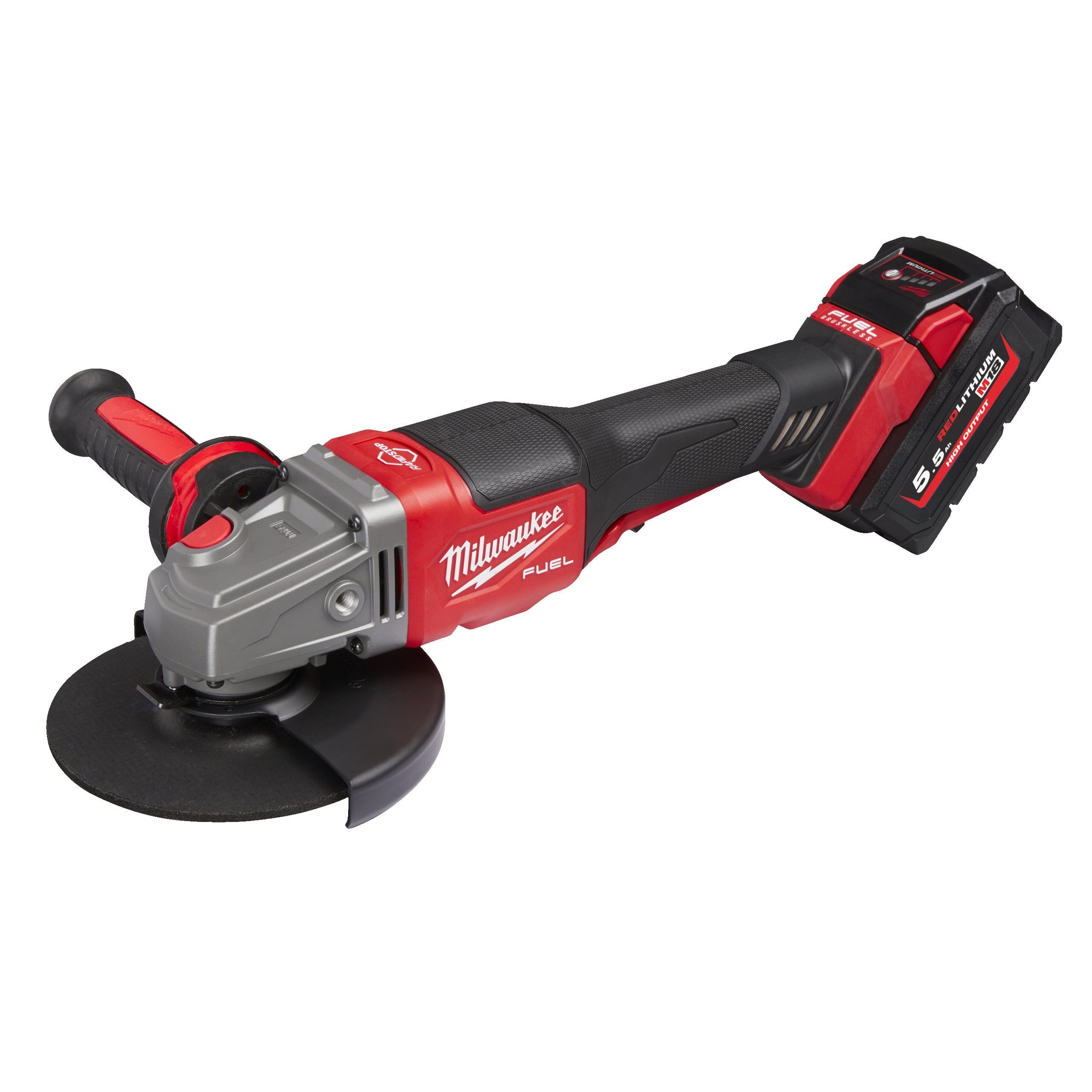 Milwaukee M18FHSAG125XPDB-552X Pf. Br. Grinder In2