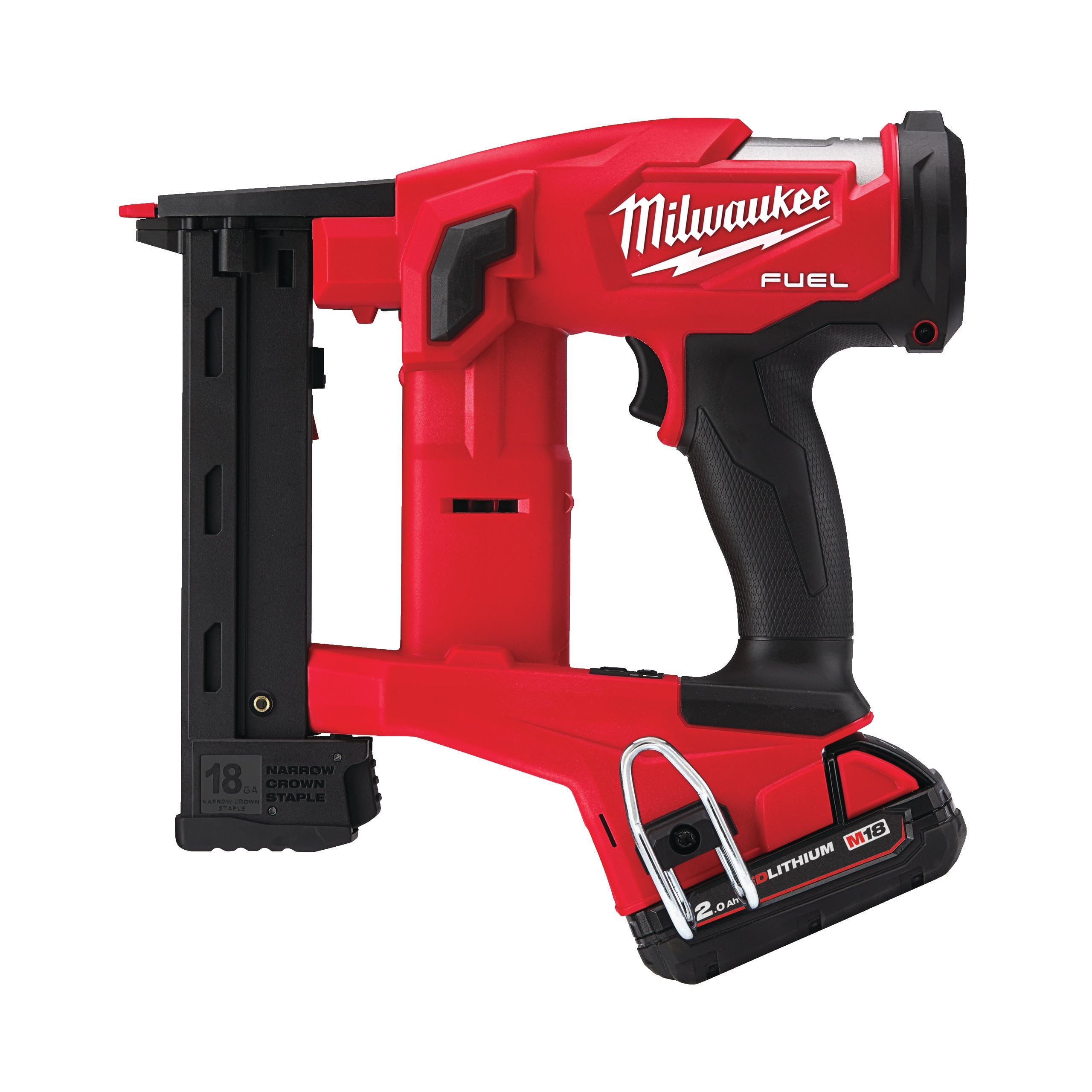 Milwaukee M18FNCS18GS-202X Narrw Crown Stapler In2