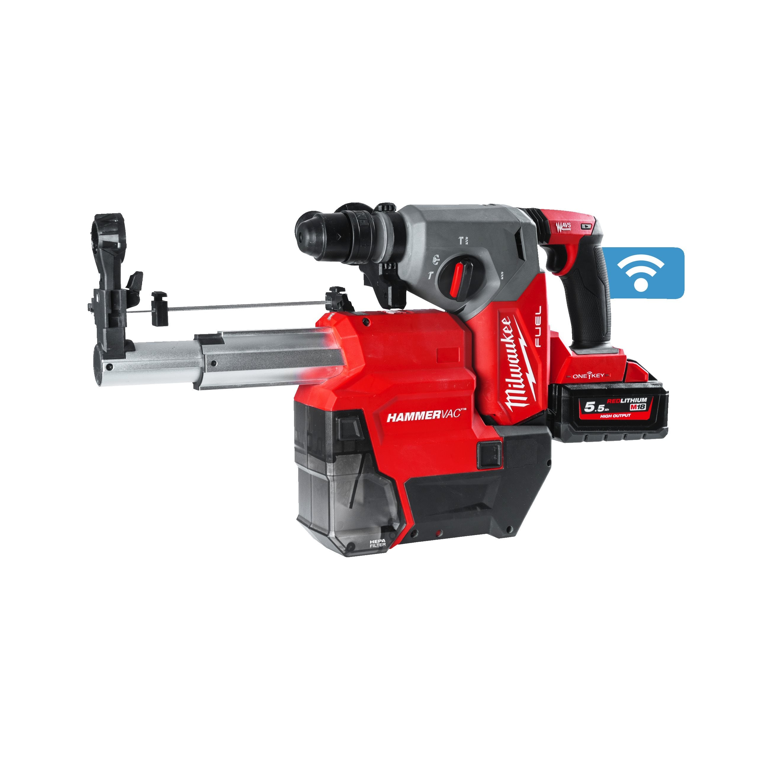 Milwaukee M18ONEFHXDEL-552C Sds 26mm Hammer In2 - photo 2