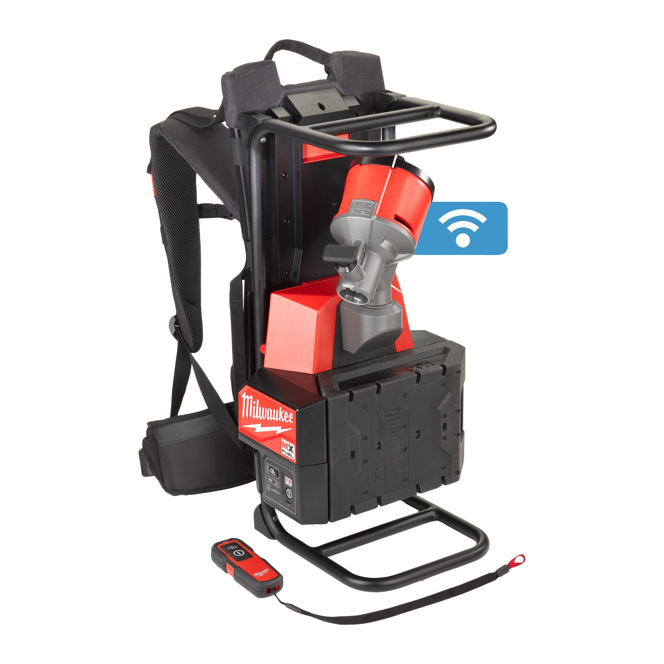 Milwaukee MXFCVBP-602 Mx Fuel Backpack Concrete Vibrator With 2 Batteries And Charger - Eu - photo 2