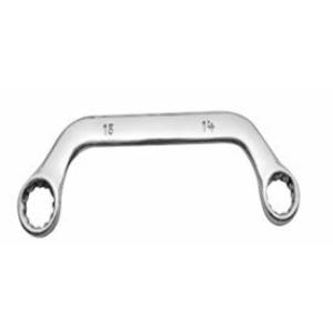 OZAR C Type Ring Spanner 12 x 13 mm, CRV, Full Polish - Pack of 8