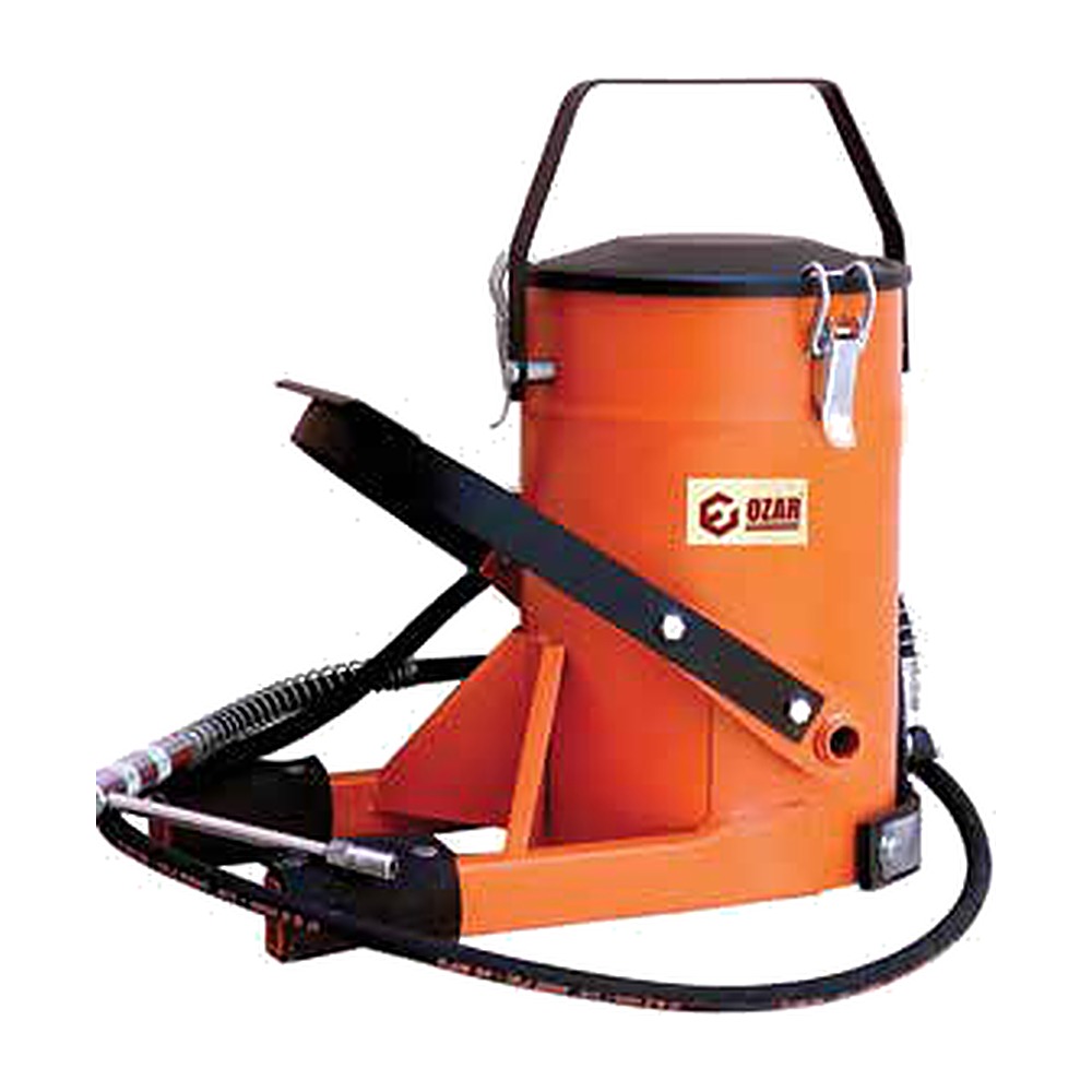 OZAR Foot Operated Grease Pump 10 kg, 8700 PSI