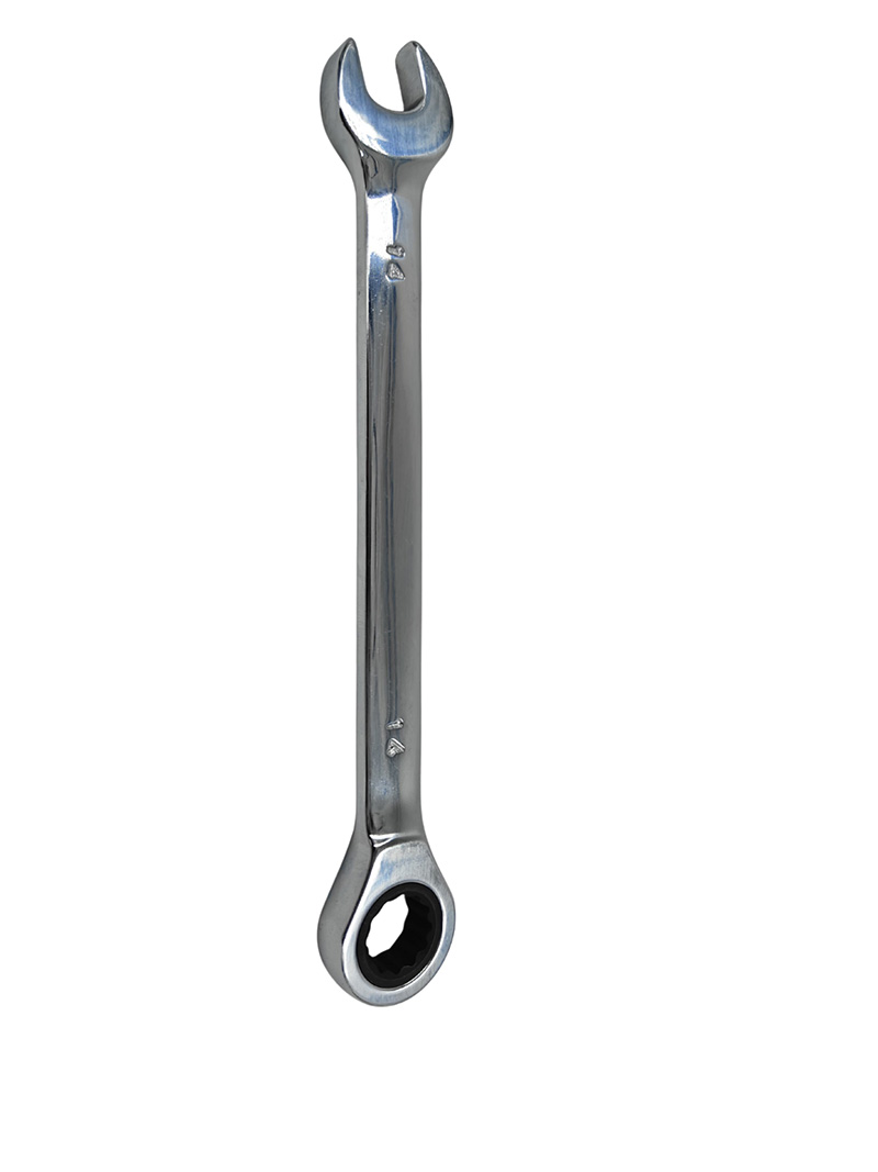 OZAR Ratchet Combination Spanner 11 mm, Gear Wrench, CRV, Full Polish - Pack of 6