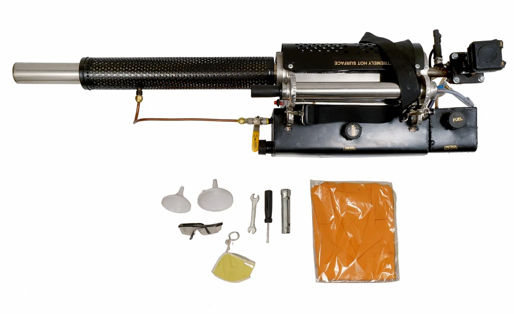 SSE 650 Shoulder Mount Thermal Fogging Machine - 7 L Chemical Tank, 2 L Petrol Tank, Self + Manual Start, 0-35 L/hr Mosquito Fogger