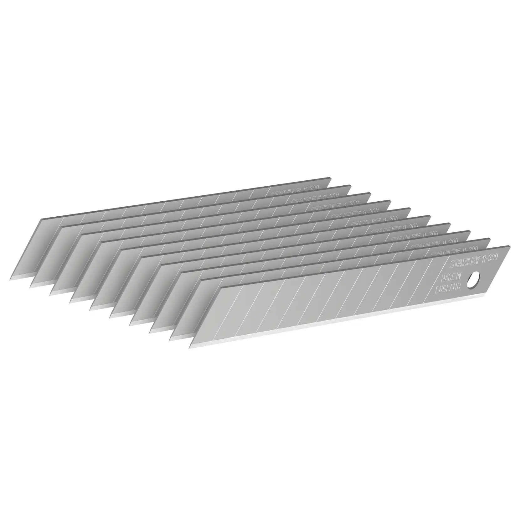 Stanley 0-11-300 9 mm Snap-Off Blades, Pack of 10 - photo 2