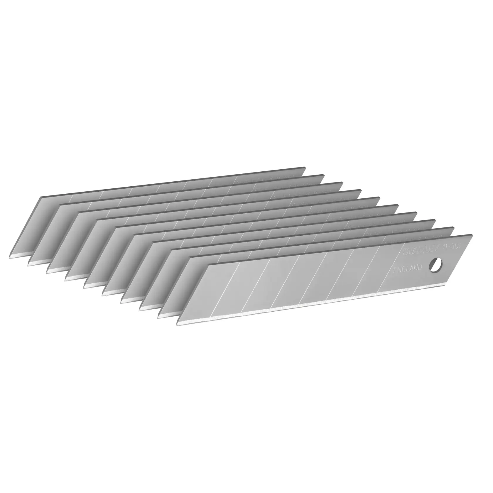 Stanley 0-11-301 18 mm Snap-Off Blades, Pack of 10 - photo 2