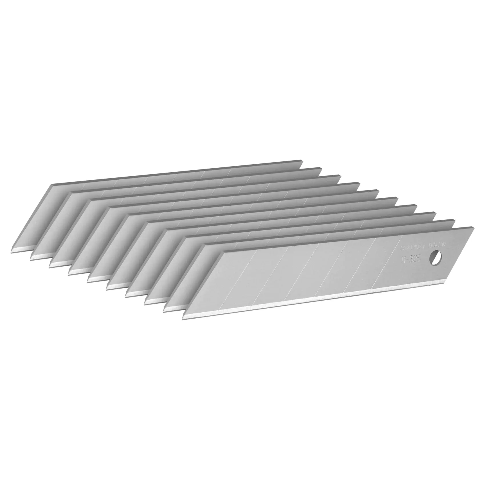STANLEY 0-11-325 KNIFE-BLADE 25MM, LEN 110MM (10PCS/BOX) - photo 2