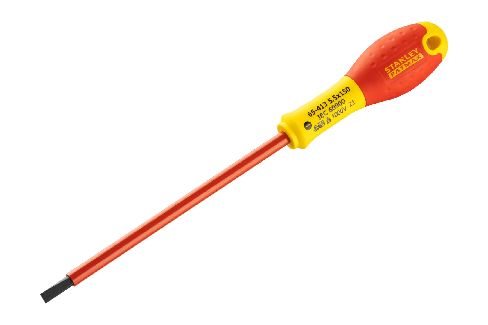 Stanley 0-65-413 FatMax VDE Insulated Parallel Slotted Screwdriver 5.5 x 150 mm - photo 3