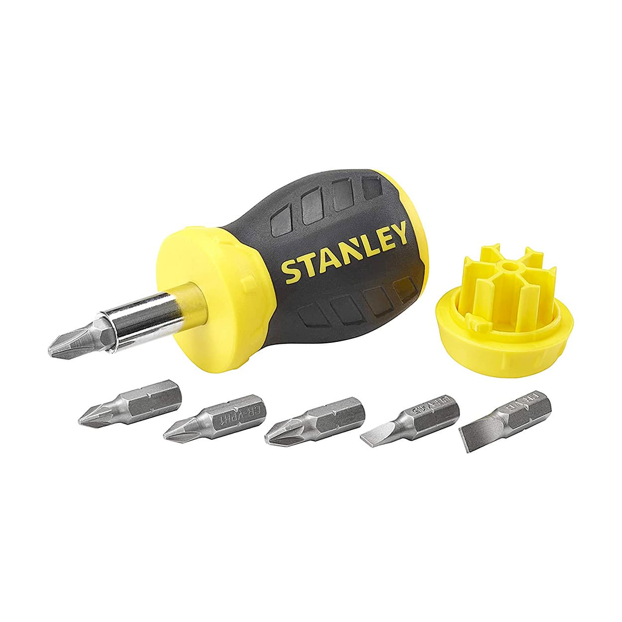 Stanley 0-66-357 Multibit Stubby Screwdriver with 6 Bits