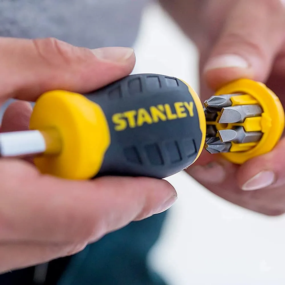 Stanley 0-66-357 Multibit Stubby Screwdriver with 6 Bits - photo 2