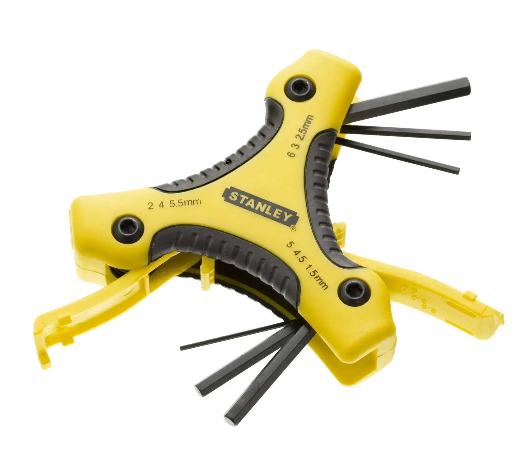 Stanley 0-95-935 Triangle Folding Hex Key Set, 9 Piece, Metric (1.5-6 mm) - photo 2