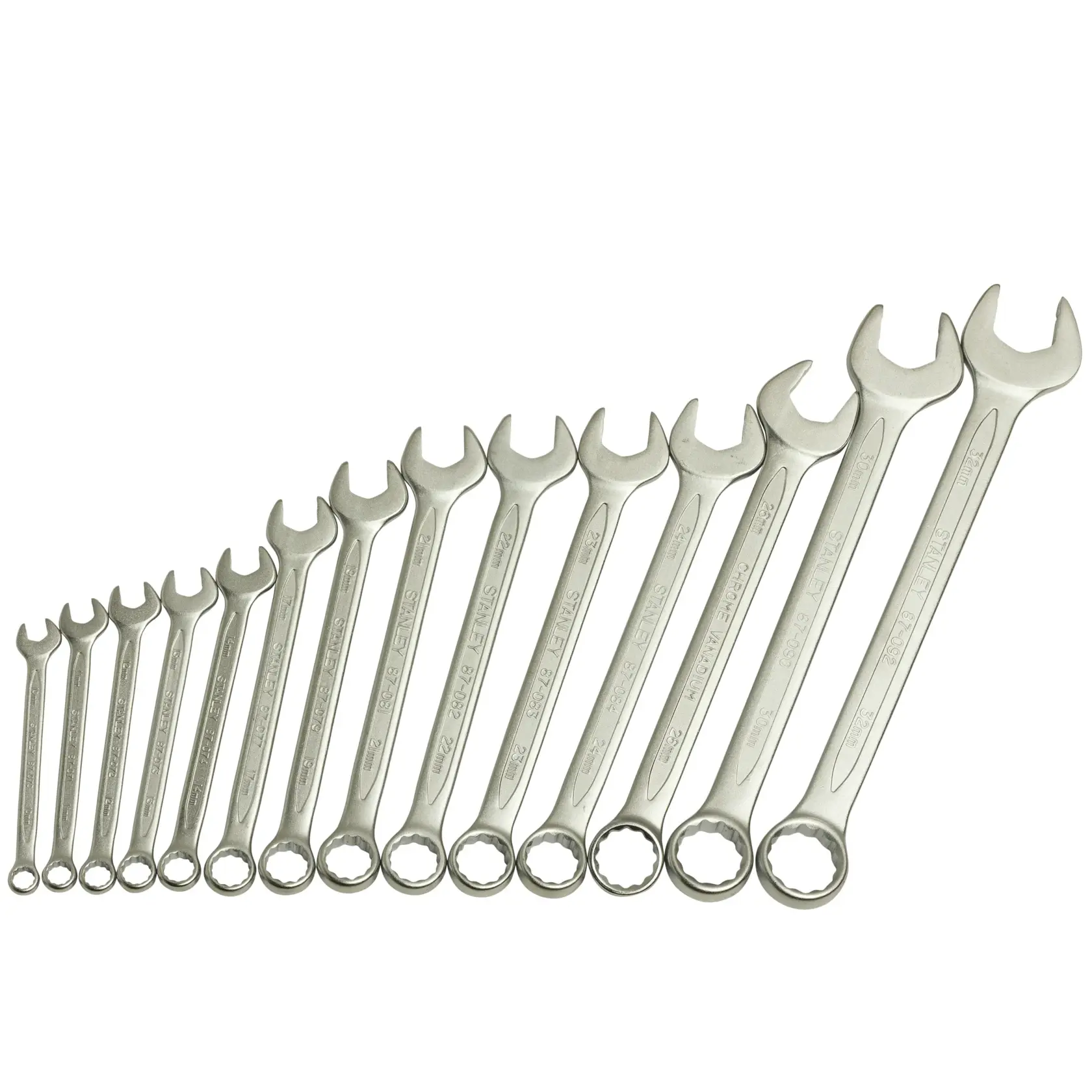 Stanley 1-87-038 Slimline Combination Spanner Set, 14 Piece, 10 to 32 mm - photo 3