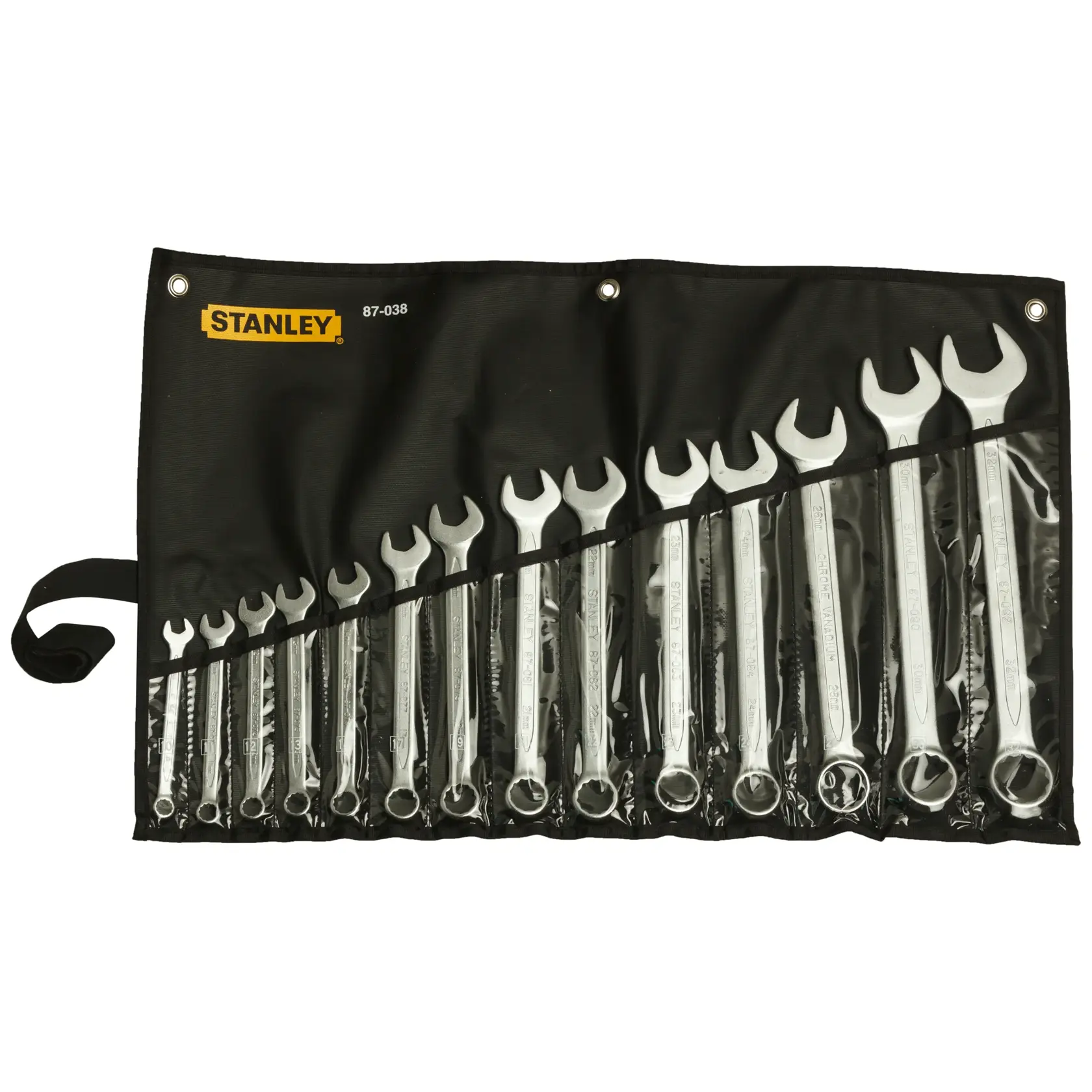 Stanley 1-87-038 Slimline Combination Spanner Set, 14 Piece, 10 to 32 mm - photo 2