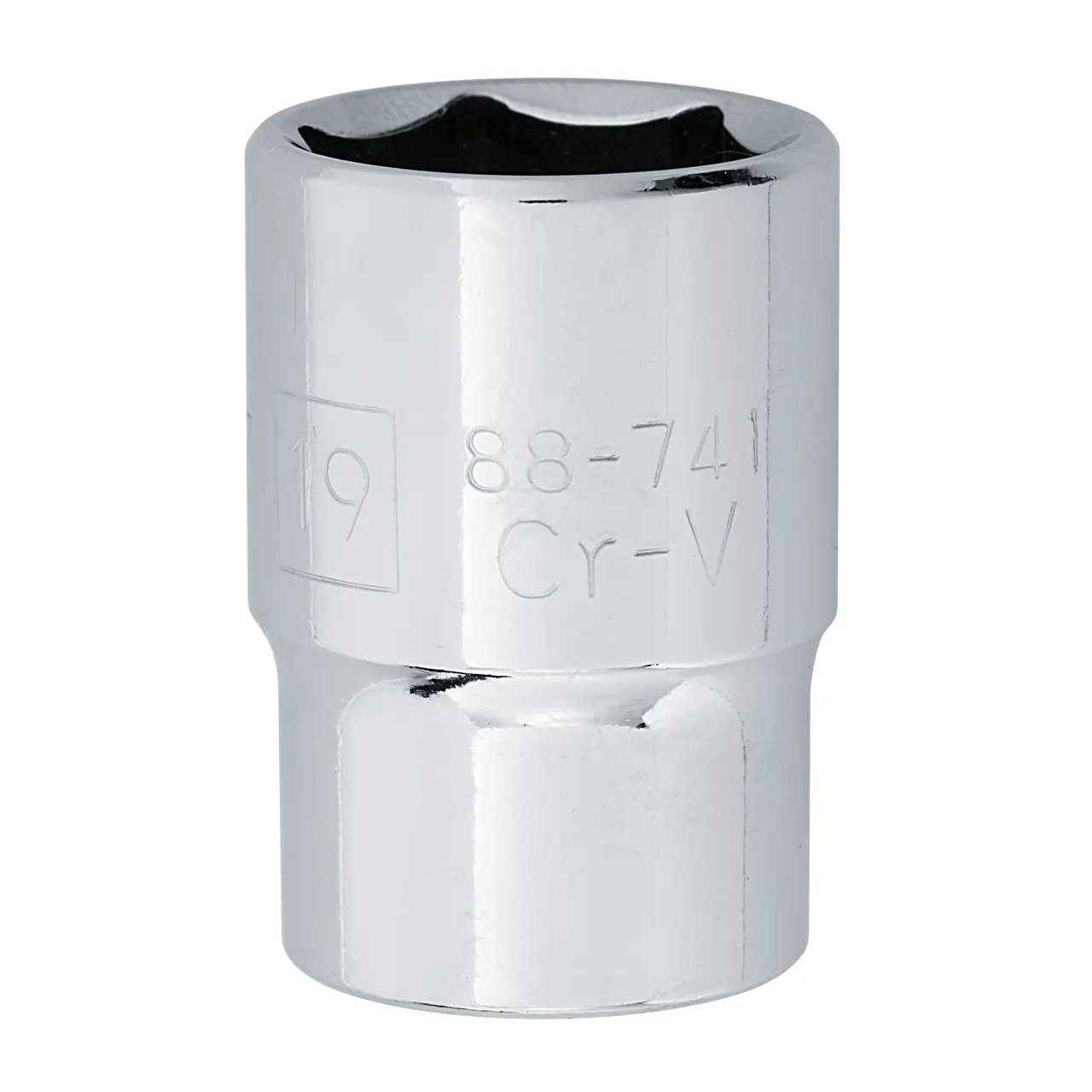 Stanley 1-88-741 Heavy-Duty 1/2" 6 Pt Standard Socket (Hex) 19mm