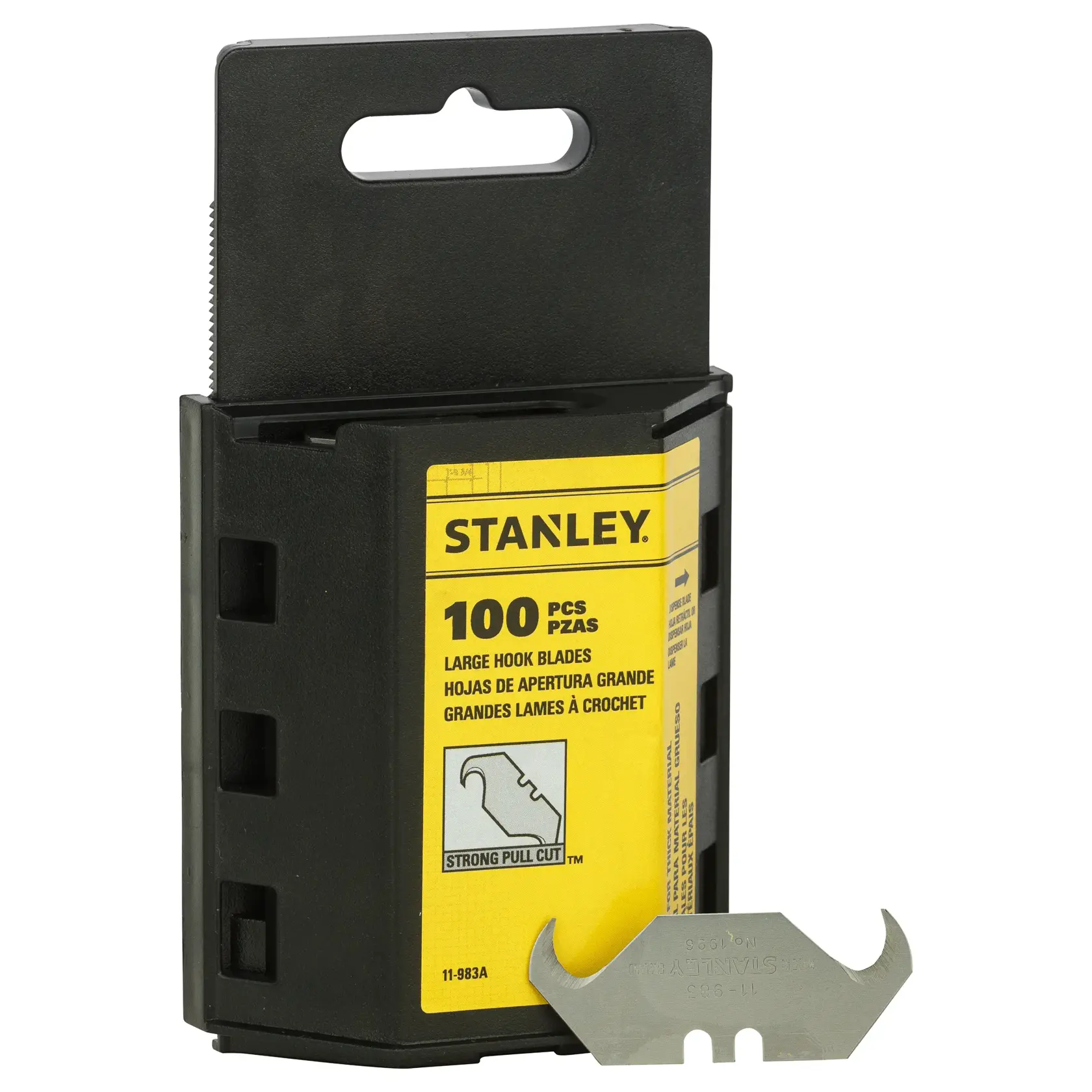 STANLEY 11-983A - KNIFE-BLADE LRG HK BLD 19MM (100PC) - photo 3