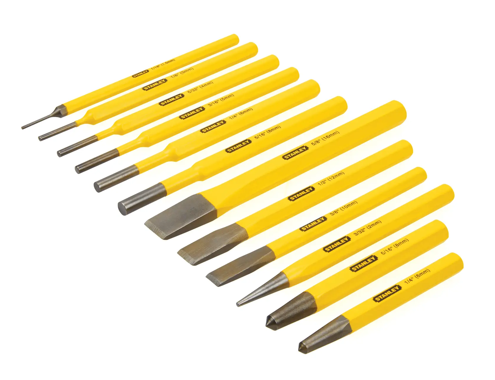Stanley 16-299 Punch and Chisel Kit, 12 Piece - photo 2