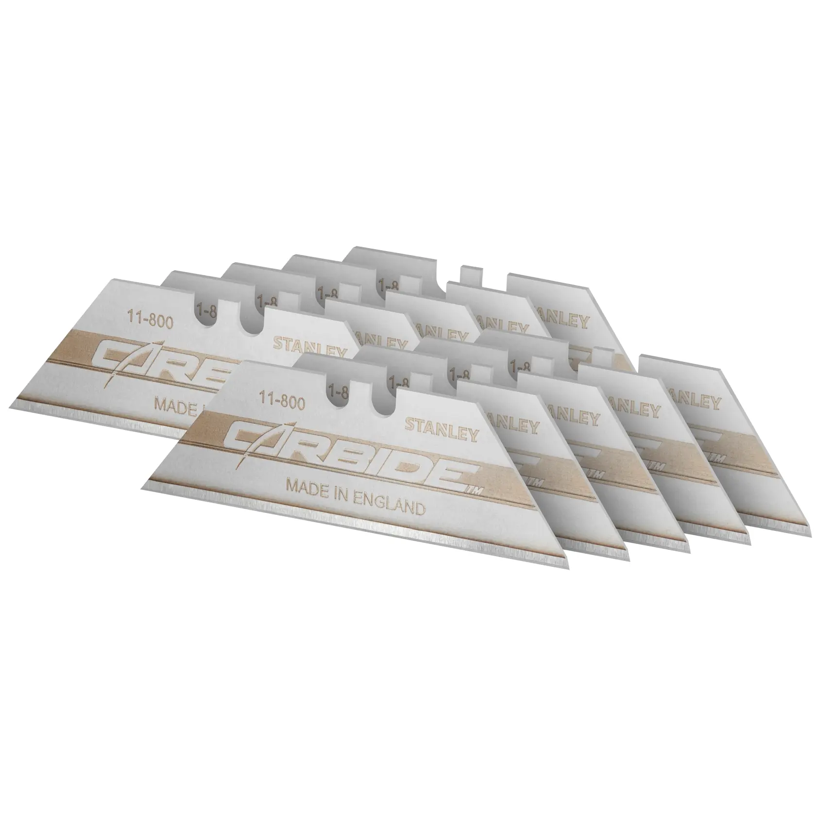 Stanley 2-11-800 FatMax Carbide Utility Blades, Pack of 10 - photo 2