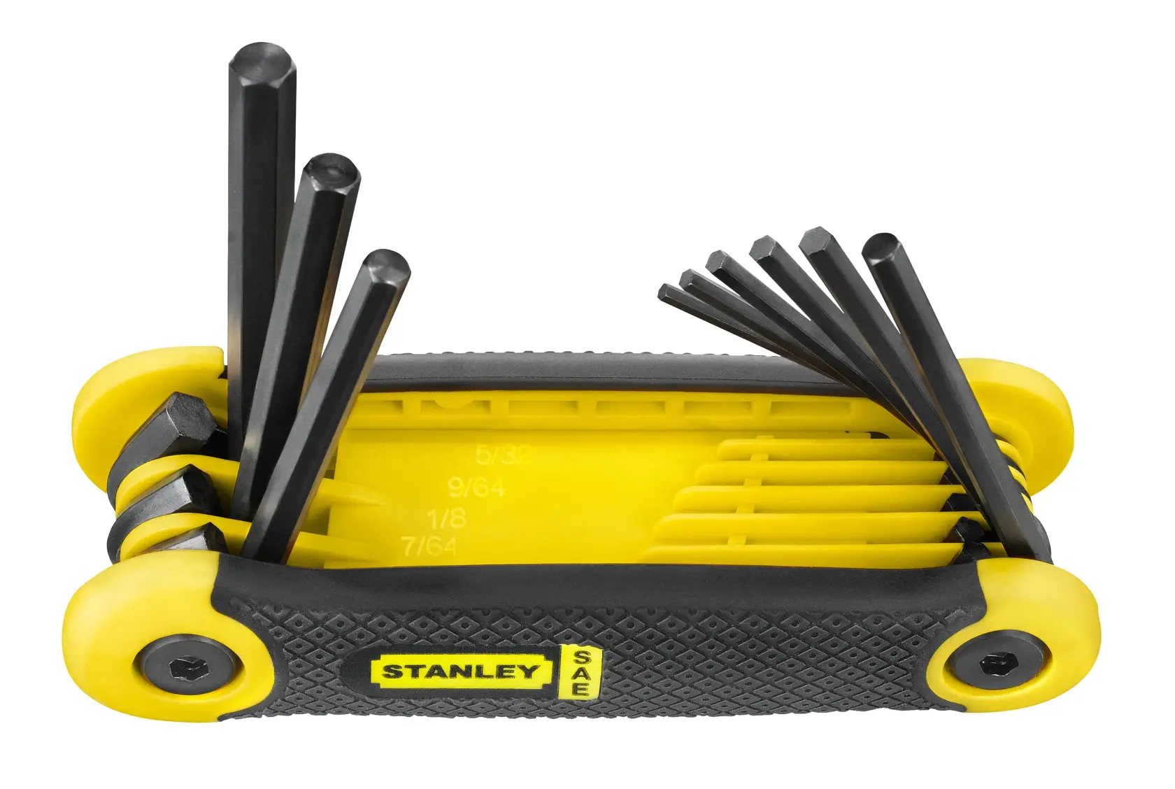 Stanley 2-69-265 SAE Folding Hex Key Set, 9 Piece (5/64-1/4 in) - photo 2