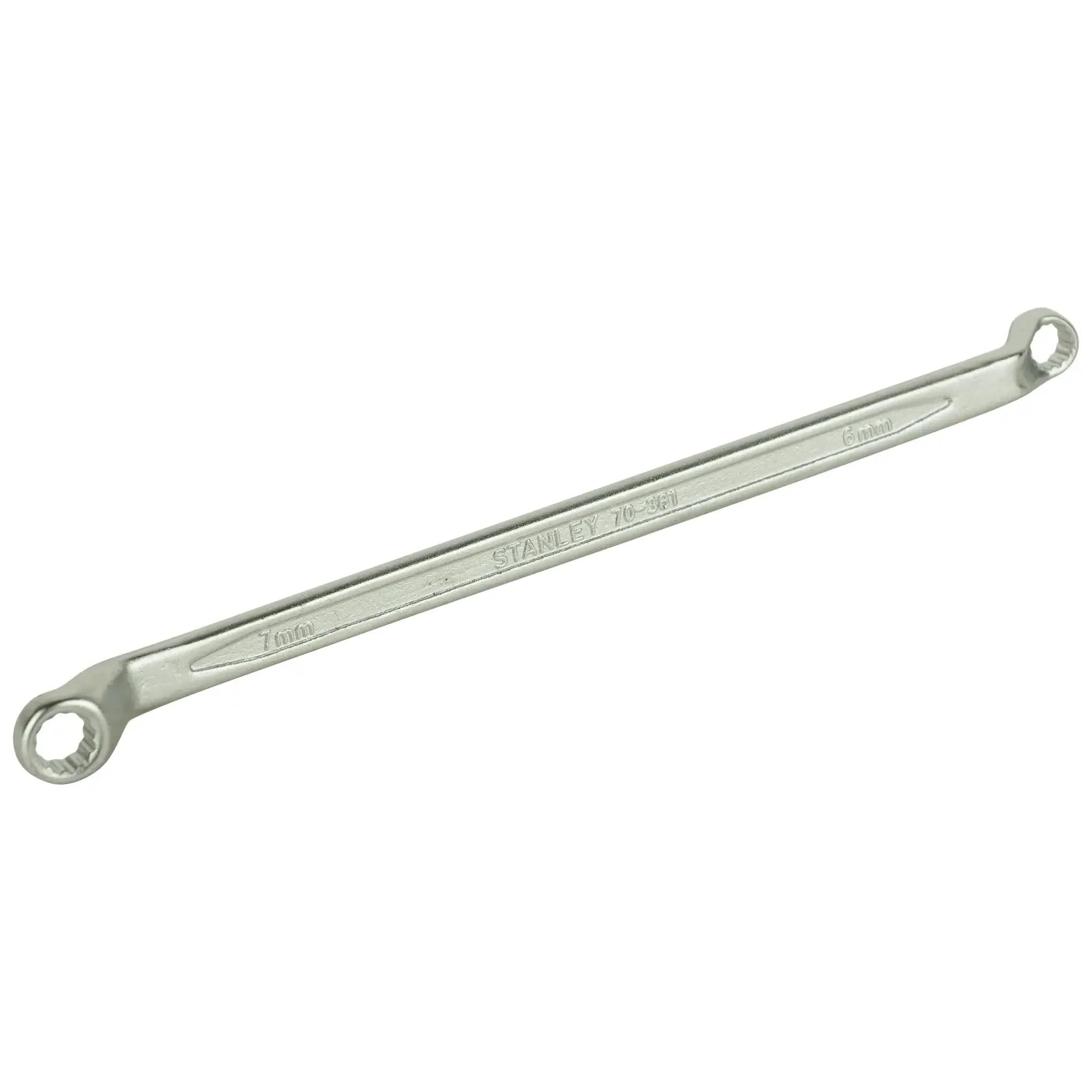 Stanley 70-381E Shallow Offset Bi-Hex Ring Spanner 6 x 7 mm - photo 3