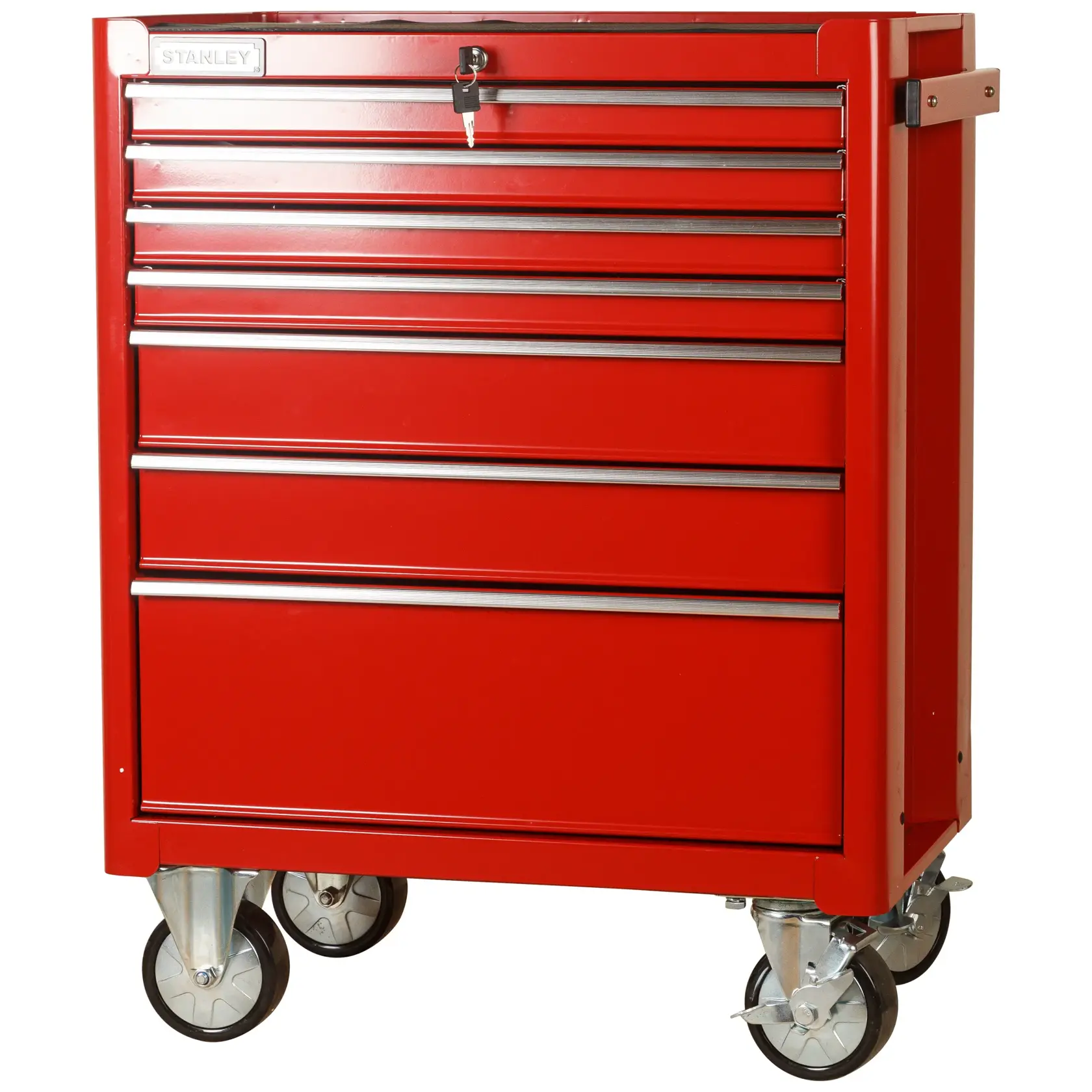 Stanley 93-557L 7-Drawer Roller Cabinet Red 668 x 458 x 885 mm - photo 4