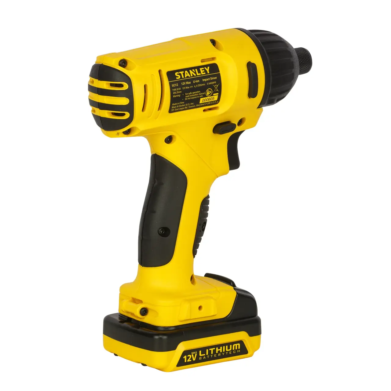 Stanley SCI121S2-B1 12V Impact Driver - photo 2