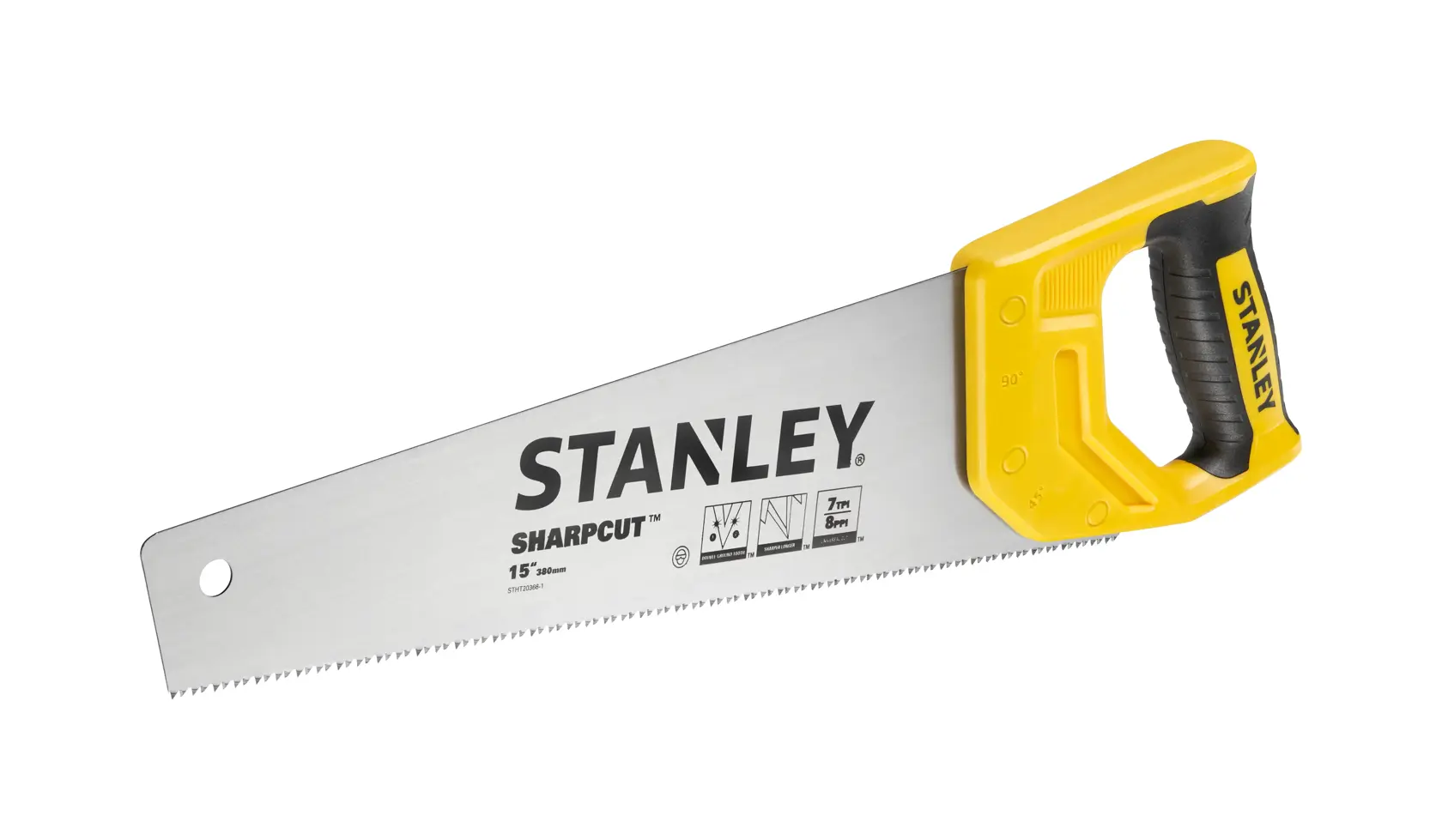 Stanley STHT20366-1 SharpCut Hand Saw 15 Inch (380 mm), 7 TPI - photo 2