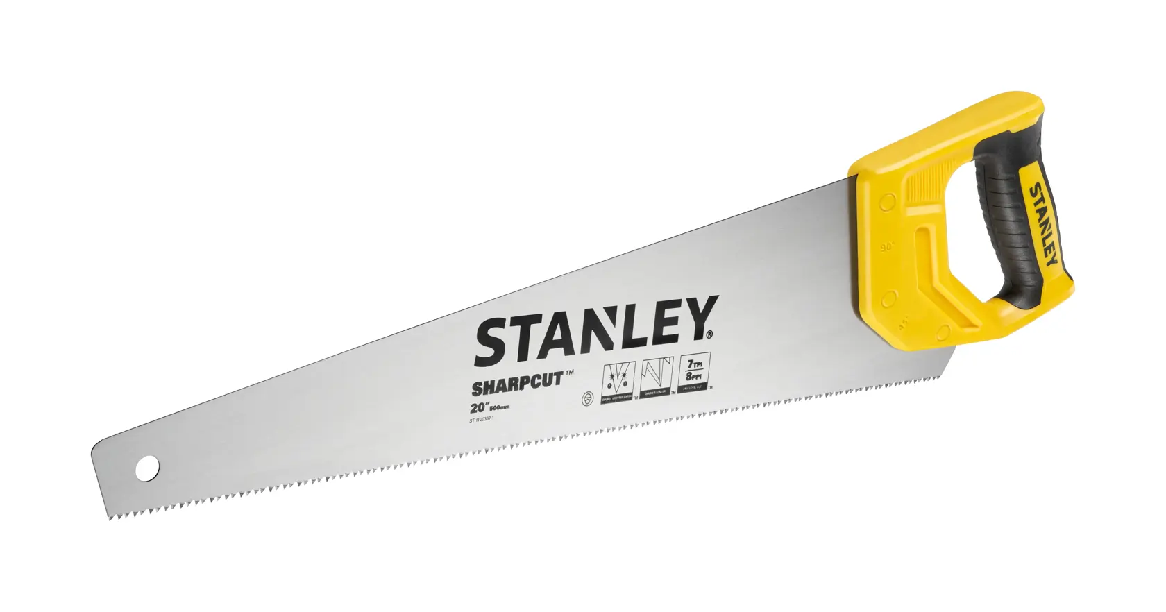 Stanley STHT20367-1 SharpCut Hand Saw 20 Inch (500 mm), 7 TPI - photo 2