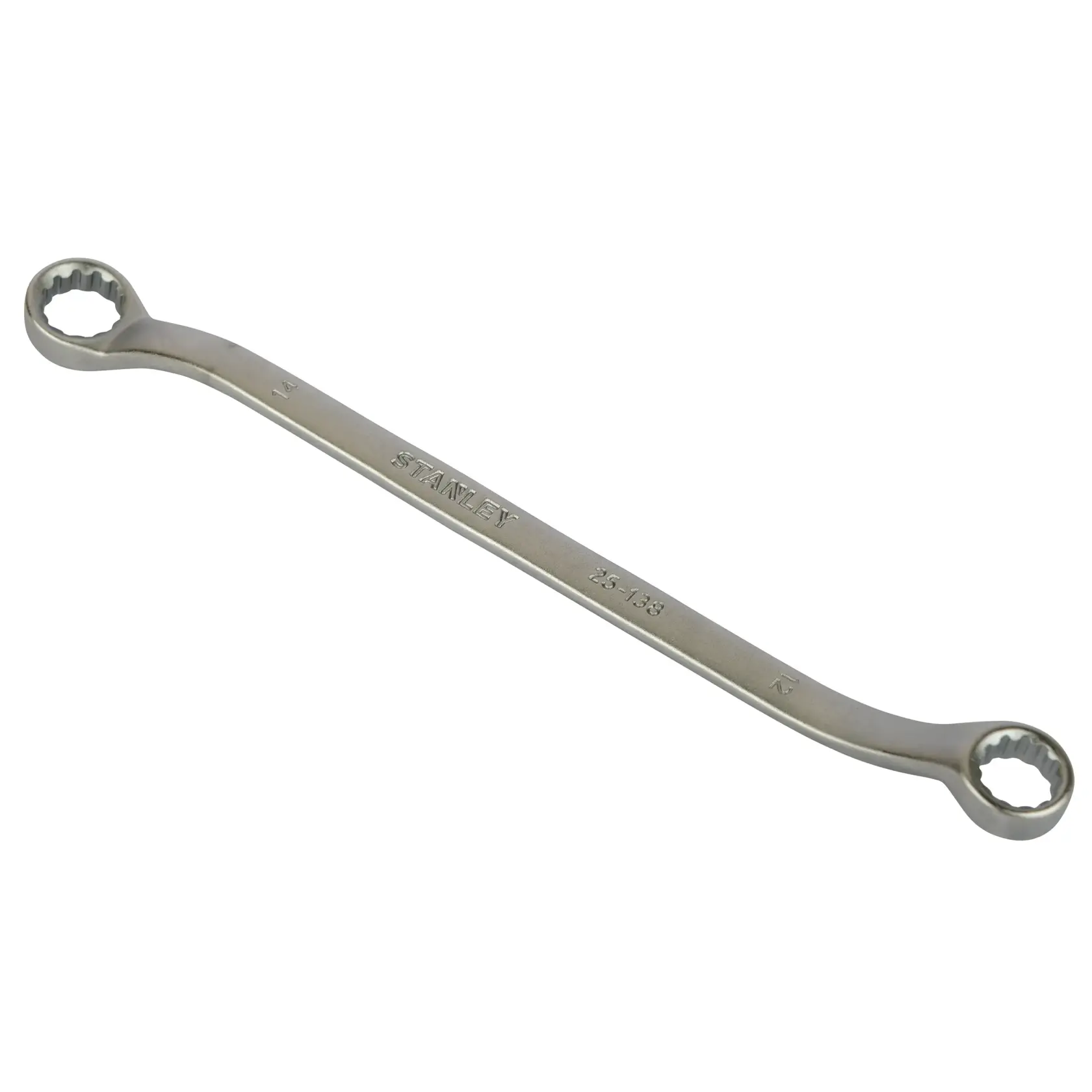 Stanley STMT25138 Slim Shallow Offset Bi-Hex Ring Spanner 12 x 14 mm - photo 2