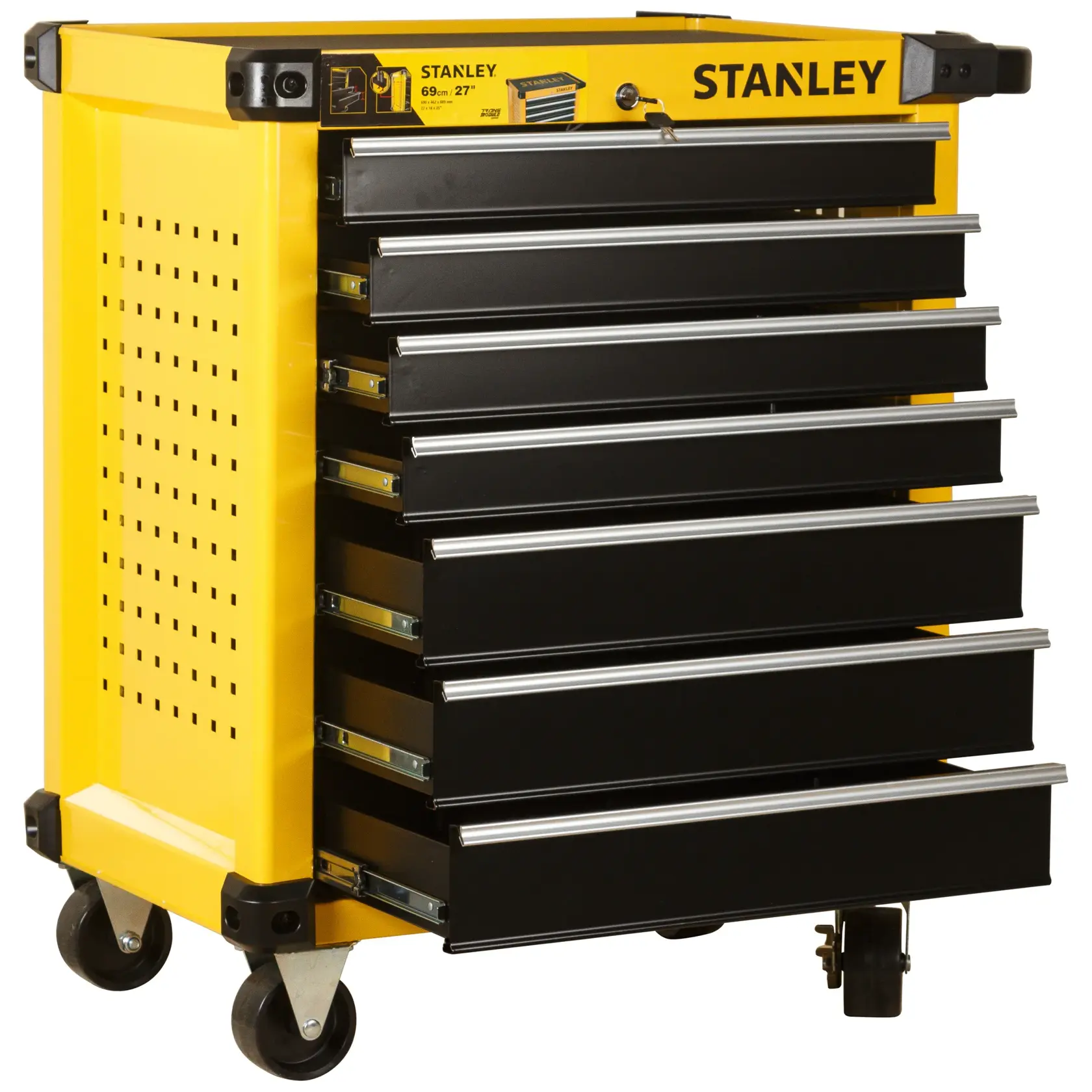 Stanley STST74306-8 7-Drawer Roller Cabinet Yellow 27 Inch 680 x 459 x 900 mm - photo 4