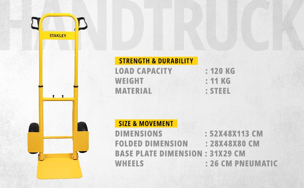 Stanley SXWT-FT520 Steel Folding Hand Truck 120 kg - photo 3