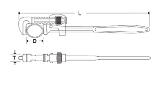 Taparia 1272 General Purpose Pipe Wrenches - photo 4