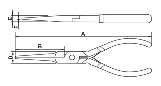 Taparia 1408 Mini Pliers Two Color Dip Coated Sleeve - photo 4