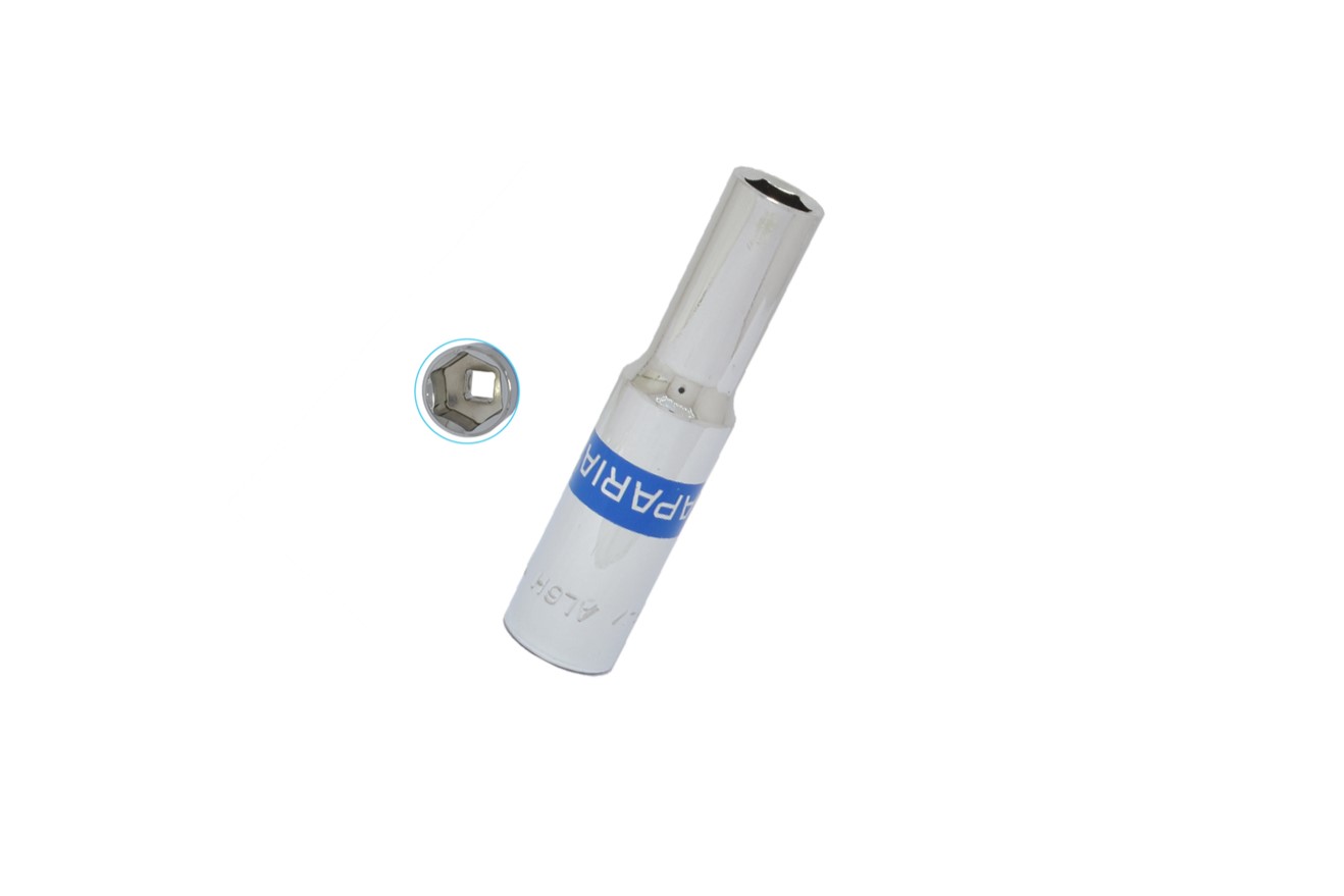Taparia AL7H 1/4 Square Drive Deep Sockets Size (Mm) 4: 7