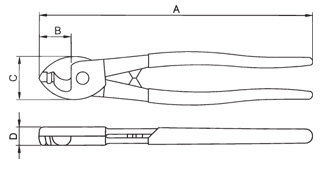 Taparia CC 08 Cable Cutters - photo 2