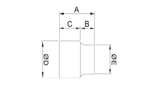 Taparia D36 Sockets - 25.4mm (1) Sq. Dr. (Bi-Hexagonal) Size (Mm): 36 - photo 2