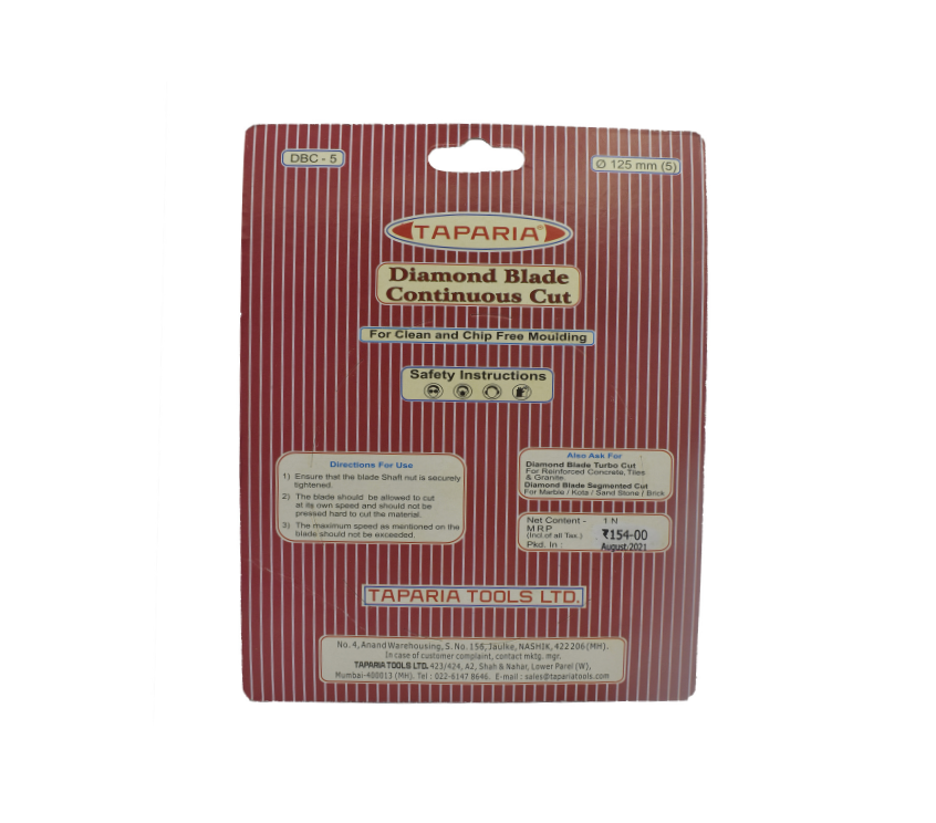 Taparia DBC 5 Continuous Cut Size (Mm): 125 - photo 3