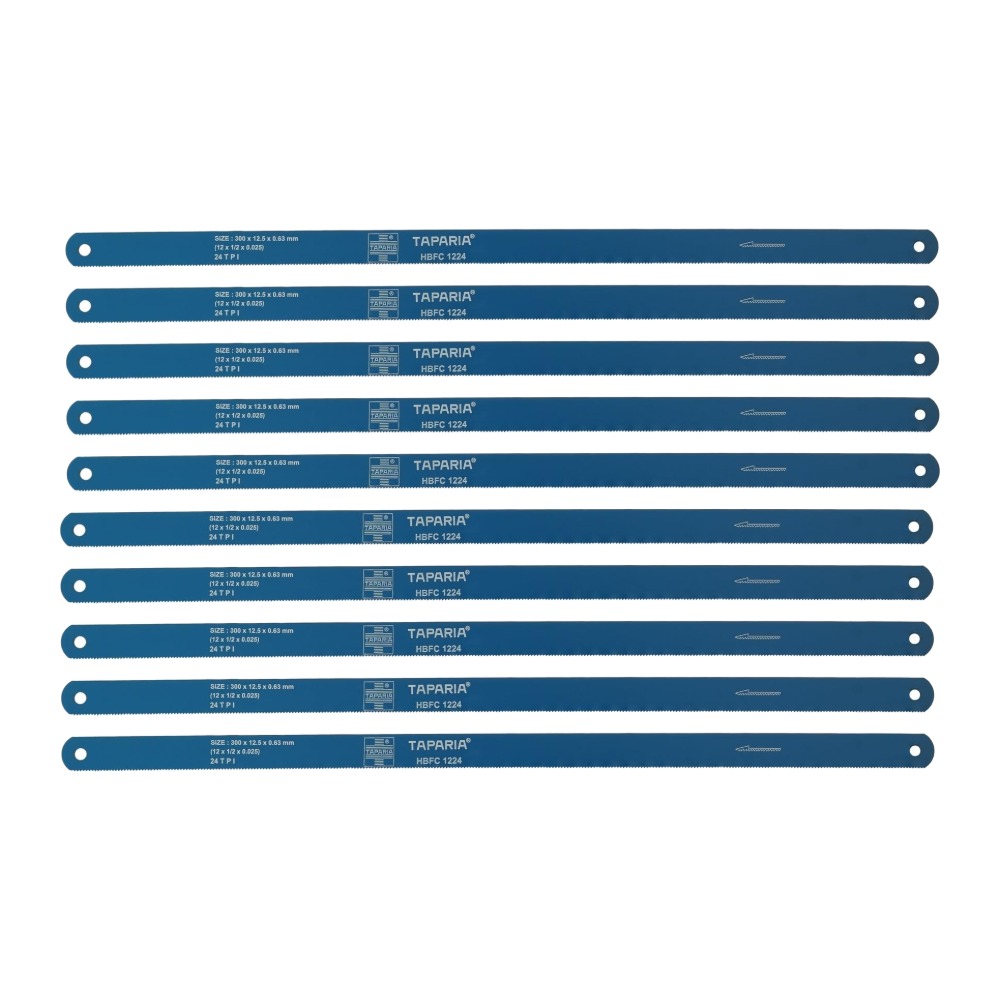 Taparia HBFC 1218 Flexible Hacksaw Blades (Carbon Steel)