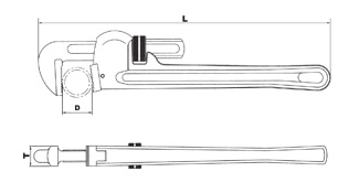 Taparia HPW 08 Heavy Duty Pipe Wrenches - photo 2
