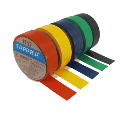 Taparia IT17R Pvc Insulation Tapes Colour: Red; Size (Mm): 17