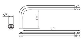 Taparia KB 3/16 L Allen Keys Long Ball Point Sizes: 3/16 - photo 4