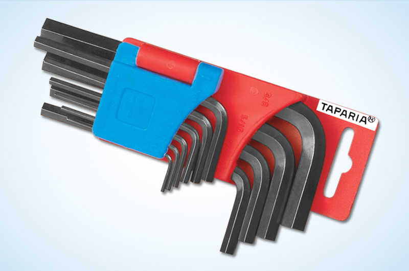 Taparia KHI - 10V Allen Key Sets - Black Finish Hanger Pkg. - photo 2
